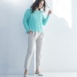 インディヴィ(INDIVI)の春SALE！【褒められパンツ】ストレッチ タックテーパードパンツ31