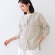 インディヴィ(INDIVI)の春SALE！【洗える／SETUP可能】ダブルポケット シャツブルゾン18