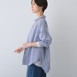 インディヴィ(INDIVI)の春SALE！【UVケア／カラーストライプ柄】袖コンシャスシャツ10