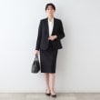 インディヴィ ヴァイ(INDIVI V.A.I)の春SALE！【日本製／インポート素材】ウールストレッチ ストレートスカート4