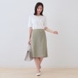 インディヴィ ヴァイ(INDIVI V.A.I)の【日本製】リネンライクセミフレアースカート7