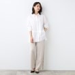 インディヴィ ヴァイ(INDIVI V.A.I)の春SALE！【日本製／インポート素材】重ね着風オーバーサイズブラウス4