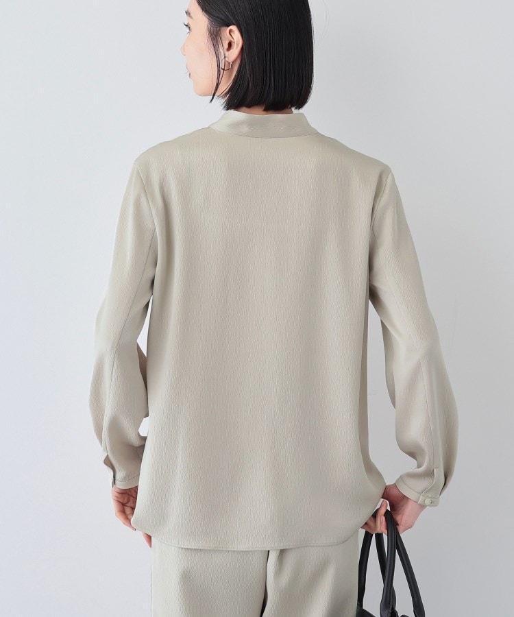 春SALE！【日本製／SETUP可能】スカーフデザインブラウス