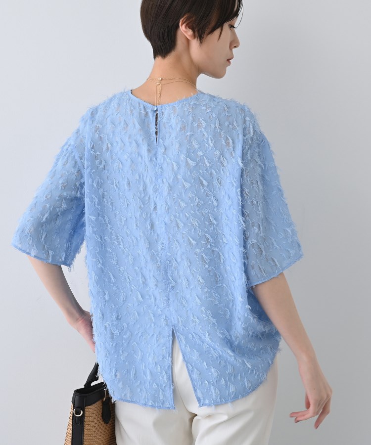 春SALE!【トレンド/ヘアリー】フリンジカットジャカードT 春SALE!【トレンド/ヘアリー】フリンジカットジャカードT