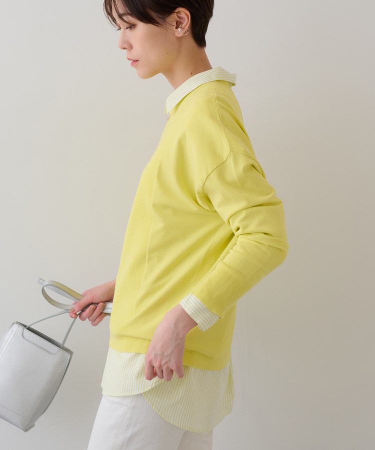 春SALE!【洗える】アシメデザイン ドルマンスリーブニット 春SALE!【洗える】アシメデザイン ドルマンスリーブニット