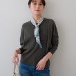 インディヴィ(INDIVI)の春SALE！【洗える】アシメデザイン ドルマンスリーブニット チャコールグレー(014)