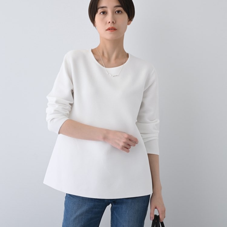 インディヴィ(INDIVI)の春SALE！【洗える／軽量】美シルエット ペプラムニット ニット/セーター