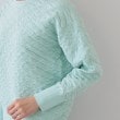 インディヴィ(INDIVI)の春SALE！【洗える／コットン混】ふくれジャカードニット18