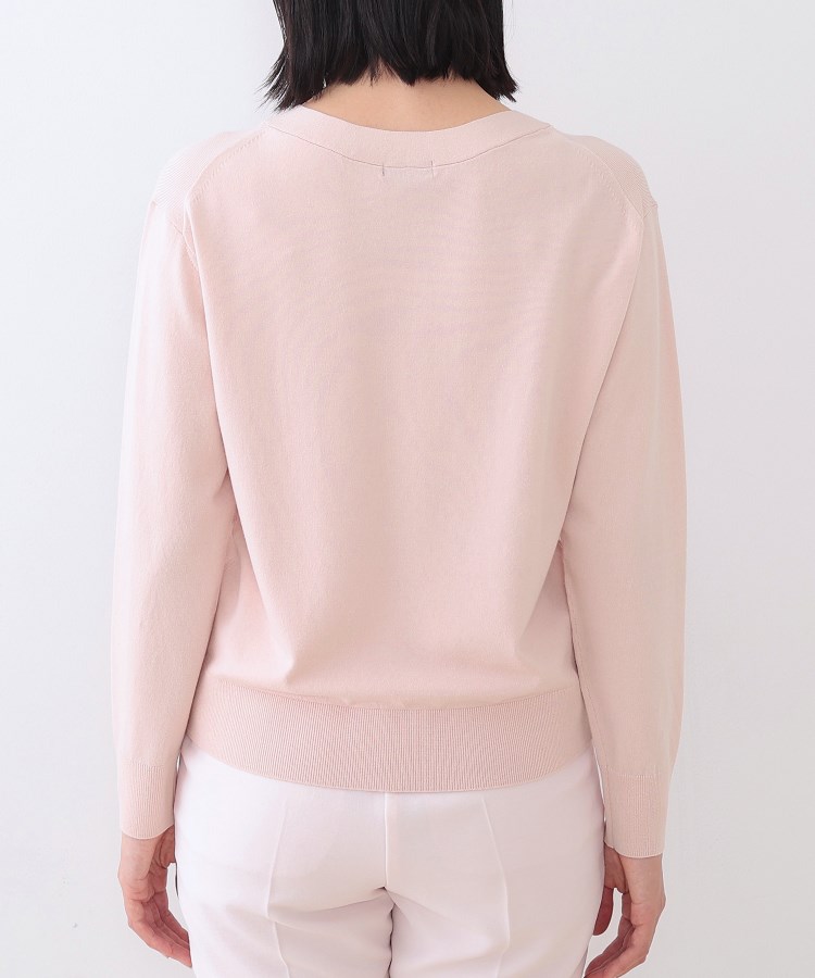 インディヴィ(INDIVI)の春SALE！【洗える／シルク混】きれいめVネックニット20