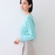 インディヴィ(INDIVI)の春SALE！【洗える／シルク混】きれいめVネックニット10