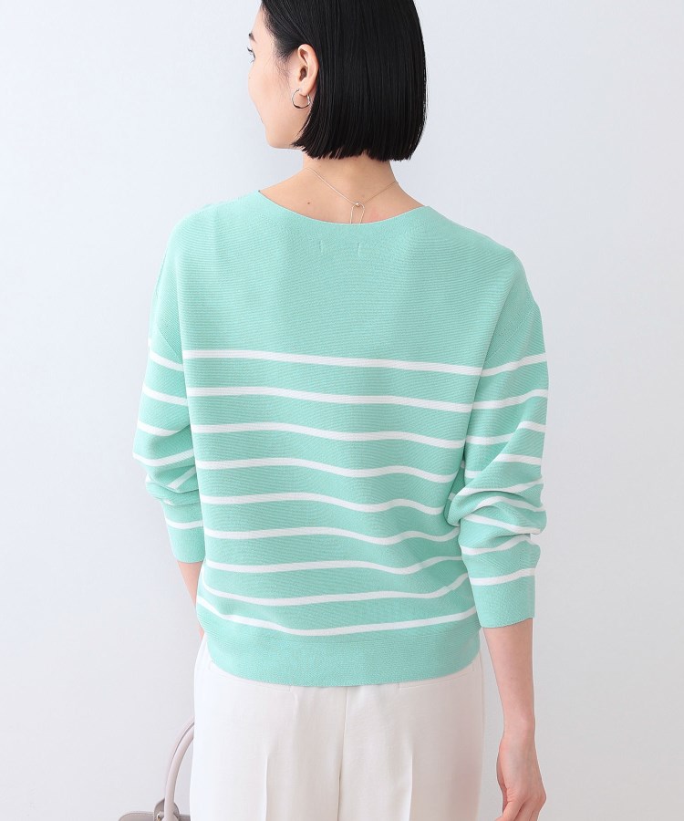 春SALE！【洗える／無縫製／6色展開】袖フォルム ボートネック