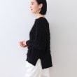 インディヴィ(INDIVI)の春SALE！【洗える】フリンジ ジャカードニット6