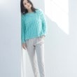 インディヴィ(INDIVI)の春SALE！【洗える】フリンジ ジャカードニット22