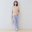 インディヴィ(INDIVI)の【和紙混素材】フレンチスリーブミックスカラーニット16