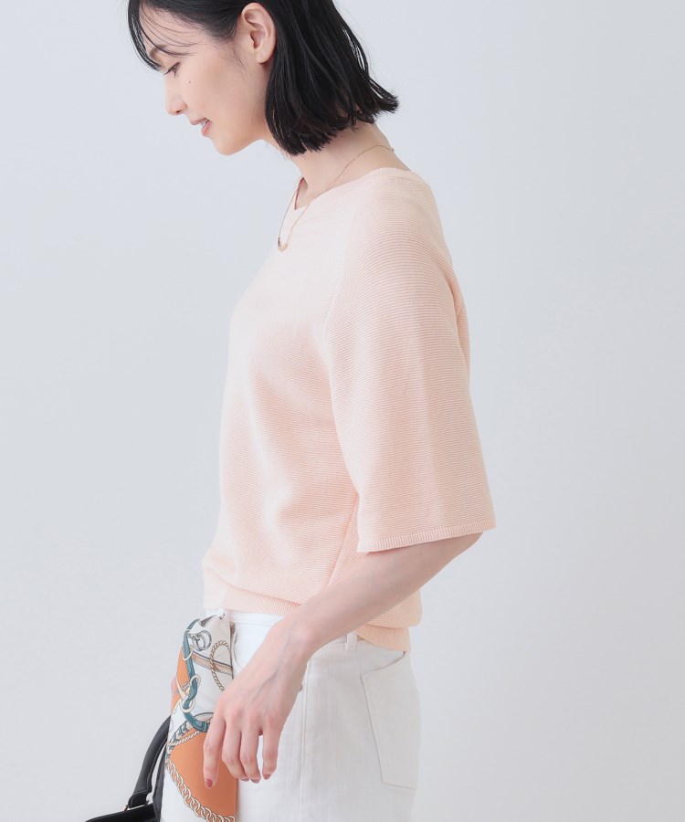 インディヴィ(INDIVI)の新色登場！【上品ラメ素材】フレアスリーブニット28