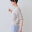 インディヴィ(INDIVI)の新色登場！【上品ラメ素材】フレアスリーブニット9