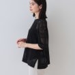 インディヴィ(INDIVI)の春SALE！【洗える】メッシュチェック柄ニット6