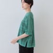 インディヴィ(INDIVI)の春SALE！【洗える】メッシュチェック柄ニット10