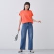 インディヴィ(INDIVI)の新色登場！【洗える／清涼感】レーヨンストレッチ フレンチスリーブニット19