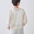 インディヴィ(INDIVI)の【大人シアーラメ】きれいめニットカーディガン4