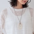 インディヴィ(INDIVI)の【フリー調整】マーブル調樹脂ロングネックレス6