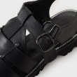 インディヴィ(INDIVI)の【合皮】グルカフラットサンダル6