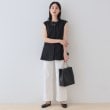 インディヴィ(INDIVI)の春SALE！【洗える】フラワーカット刺繍ノースリーブブラウス8
