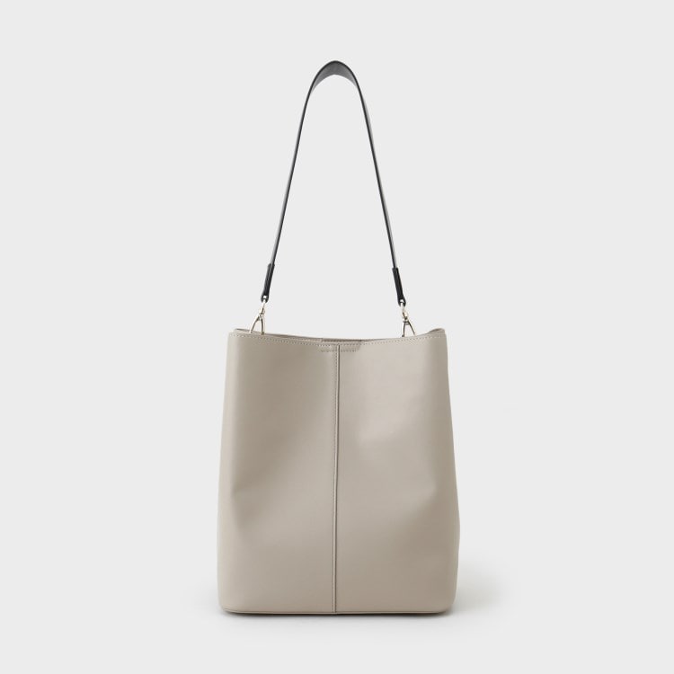 インディヴィ(INDIVI)の春SALE！【合皮】ワンショルダーミドルバッグ トートバッグ