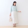 インディヴィ(INDIVI)の春SALE！【スタイルUP】フリンジ調ジャカード ストレートラインスカート8
