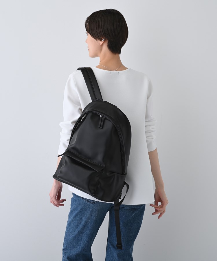 インディヴィ(INDIVI)の春SALE！【軽量／撥水】ナイロン＆合皮 マルチリュック11
