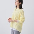 インディヴィ(INDIVI)の春SALE！【洗える／凹凸素材】ブラウスライク デザインジャージトップス6