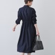 インディヴィ(INDIVI)の春SALE！【洗える／2WAY】ワッシャー素材シャツ羽織りワンピース7