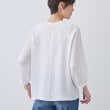 インディヴィ(INDIVI)の春SALE！【洗える】シャーリング風ラグランスリーブブラウス2