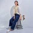 インディヴィ(INDIVI)の新色登場！【洗える／体型カバー】レースコンビトップス36