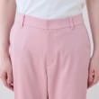 インディヴィ(INDIVI)の【洗える／高ストレッチ】クロップド丈サテンテーパードパンツ21