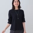 インディヴィ(INDIVI)の【洗える／吸水速乾／UVケア】ねじりデザイン袖カットソー6
