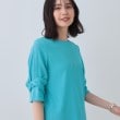インディヴィ(INDIVI)の【洗える／吸水速乾／UVケア】ねじりデザイン袖カットソー10