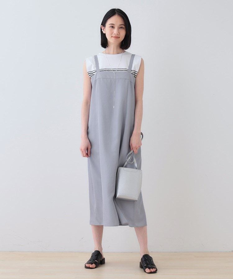インディヴィ(INDIVI)の春SALE！【洗える／UVケア】スリップワンピース11