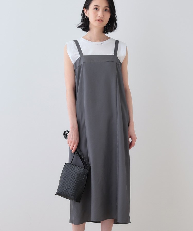 インディヴィ(INDIVI)の春SALE！【洗える／UVケア】スリップワンピース21