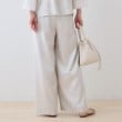 インディヴィ(INDIVI)の春SALE！【サスペンダー付き】2WAYクラッシュサテンパンツ3