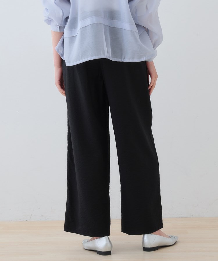 インディヴィ(INDIVI)の【洗える／UVケア／SETUP可能】ドロストワイドパンツ7