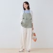 インディヴィ(INDIVI)の【洗える／UVケア／SETUP可能】ドロストワイドパンツ3