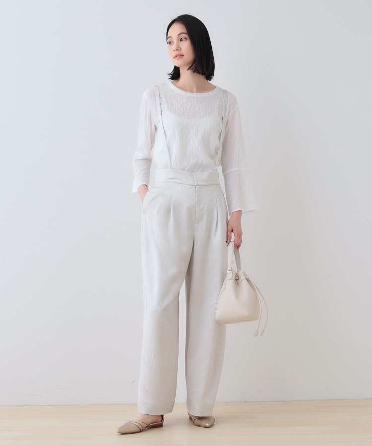 インディヴィ(INDIVI)の春SALE！【2点セット／洗える】カセット服 キャミ＆ブラウス セットトップス5