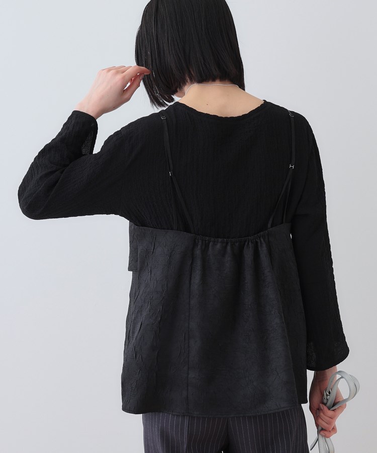 インディヴィ(INDIVI)の春SALE！【2点セット／洗える】カセット服 キャミ＆ブラウス セットトップス11