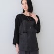 インディヴィ(INDIVI)の春SALE！【2点セット／洗える】カセット服 キャミ＆ブラウス セットトップス ブラック(019)