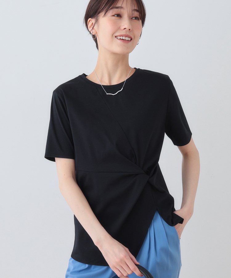インディヴィ(INDIVI)の春SALE！【洗える】ねじりデザインTシャツ9
