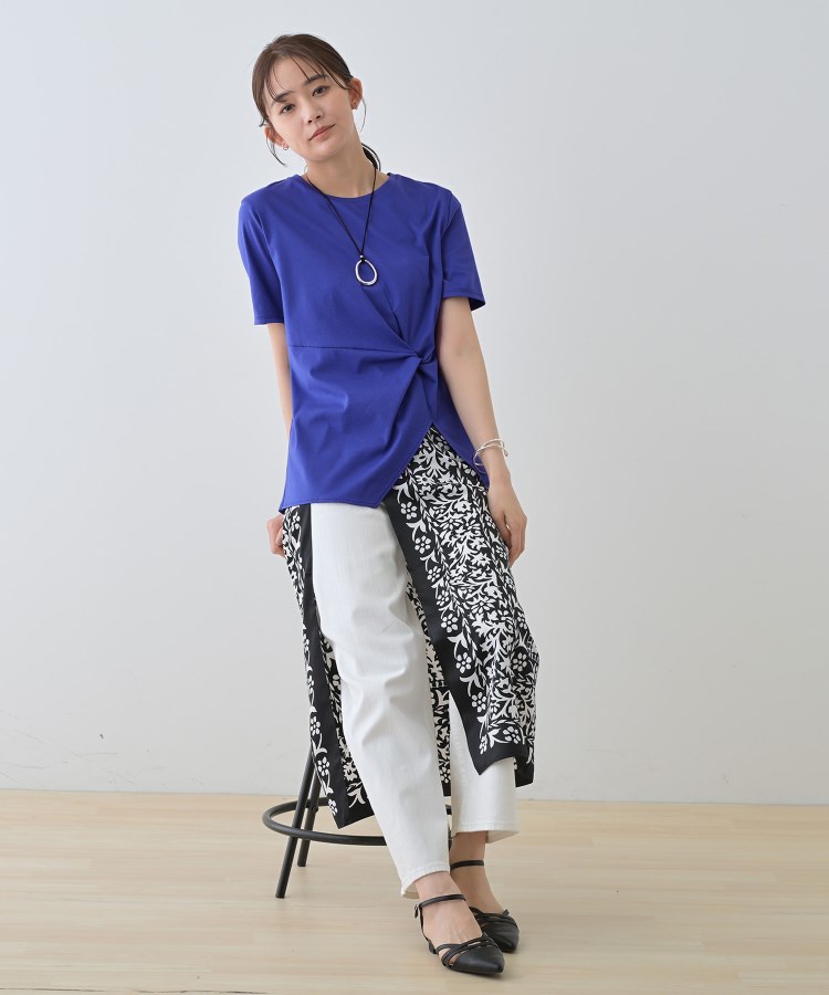 インディヴィ(INDIVI)の春SALE！【洗える】ねじりデザインTシャツ19
