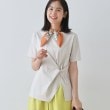 インディヴィ(INDIVI)の春SALE！【洗える】ねじりデザインTシャツ32