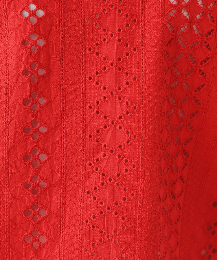 インディヴィ(INDIVI)の【刺繍／レース】スラッシュネックブラウス13