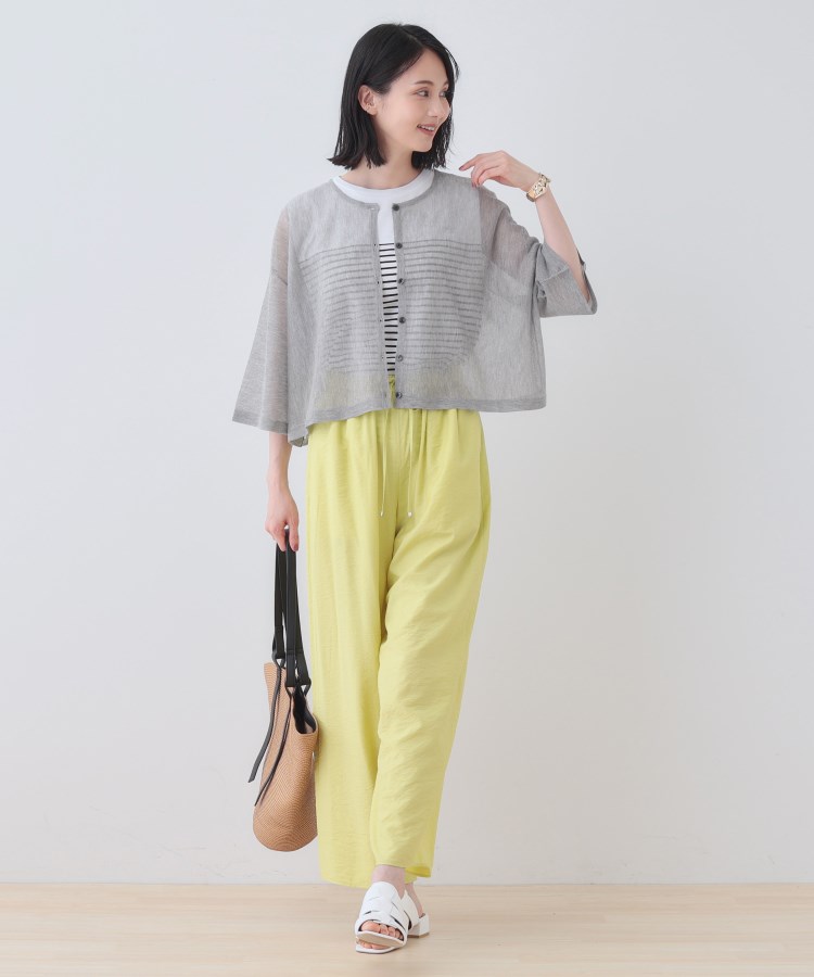 インディヴィ(INDIVI)の【2点セット】前後2WAYニットワンピース10